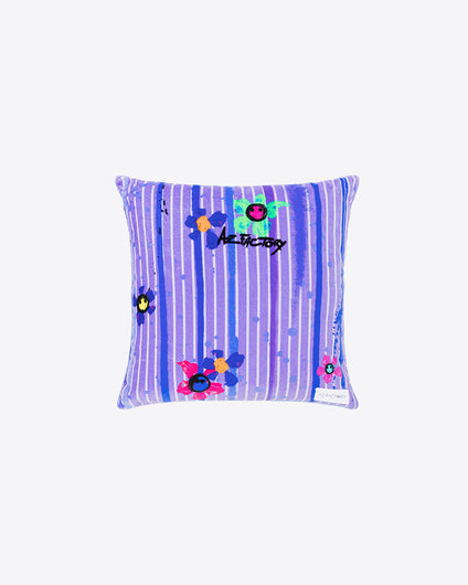 VELVET CUSHION W45cm x H45cm - SPLASH PURPLE