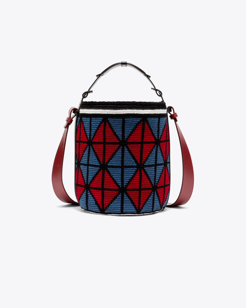 WEAVED MIDI BUCKET - MULTICOLOR - AZ Factory