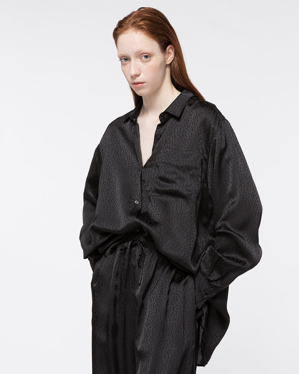 LOUNGE SHIRT - BLACK – AZ Factory - High-End Designer Fashion