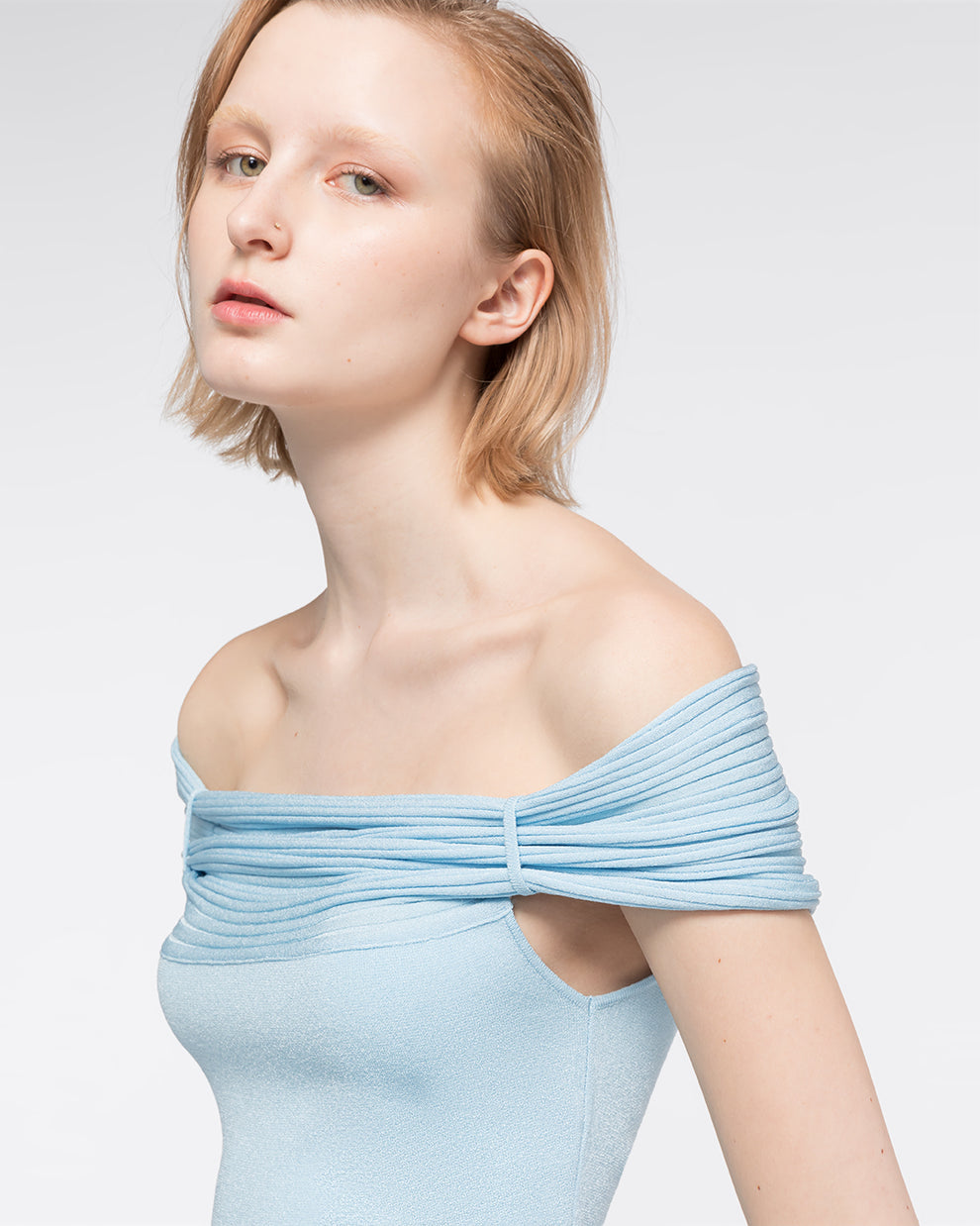 ZOE DRESS - SKY BLUE – AZ Factory - High-End Designer Fashion