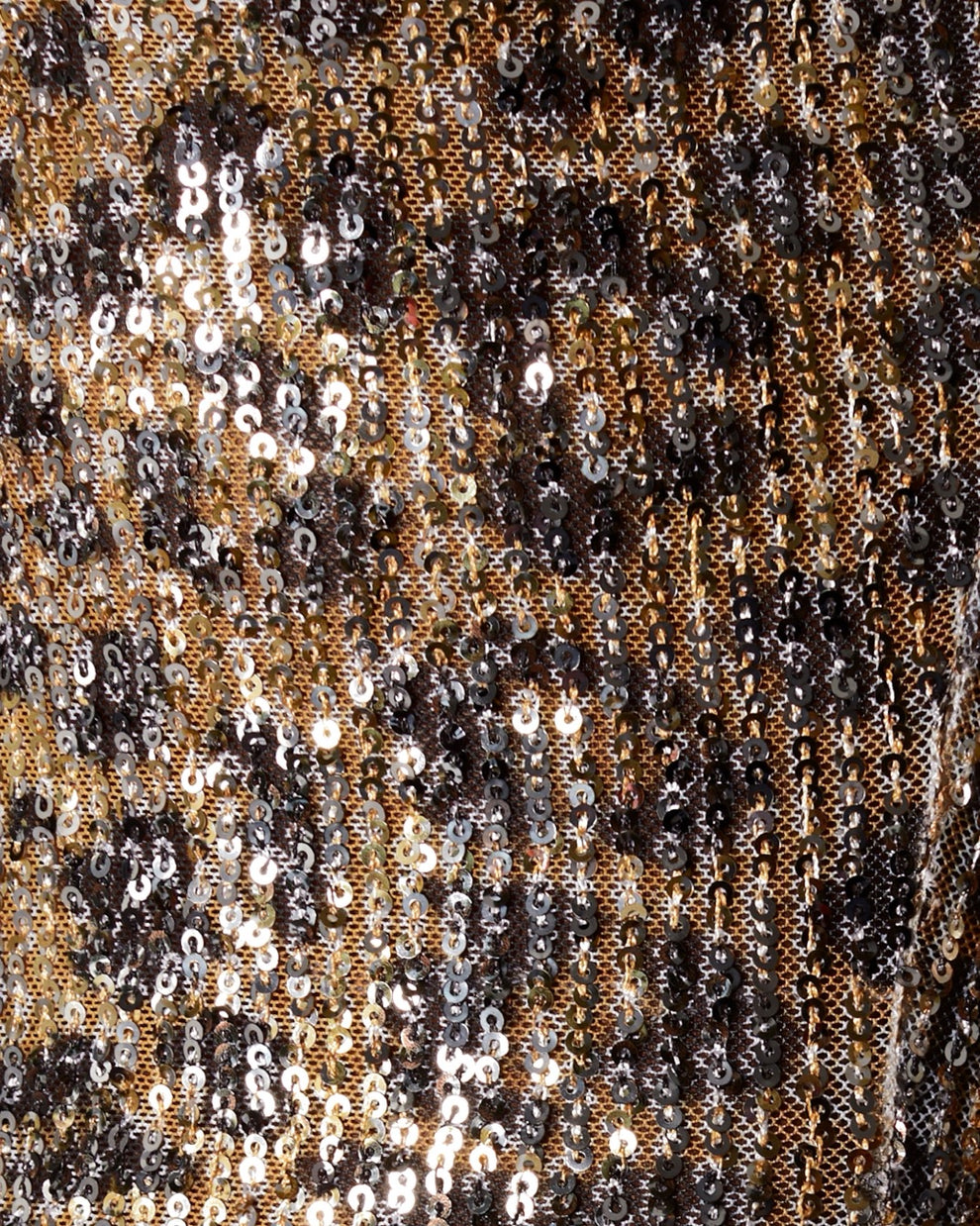 LARISSA SEQUIN DRESS - ANIMAL PRINT - AZ Factory