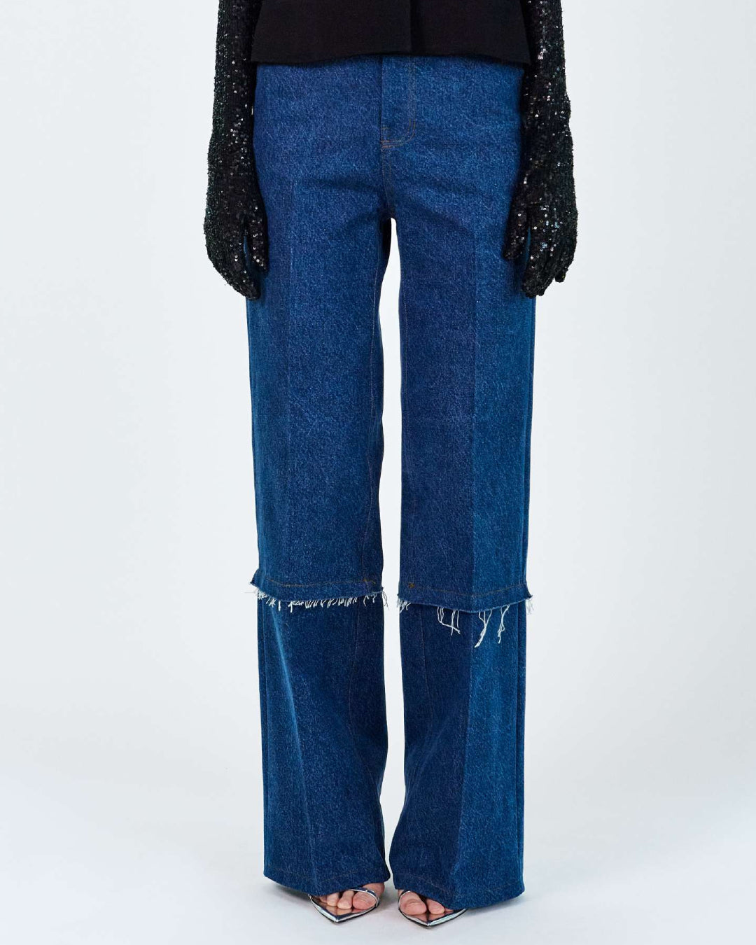 LINDA DENIM PANT - WASHED DENIM - AZ Factory