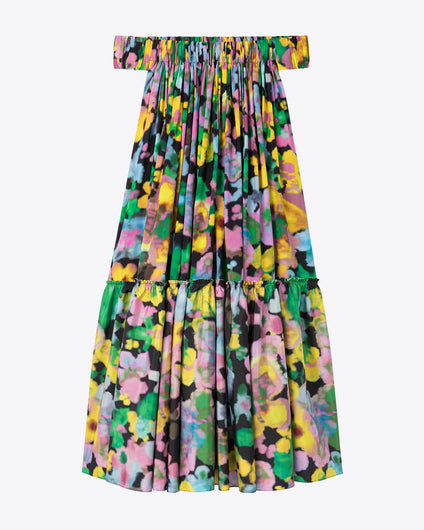 GAIA DRESS - FLOWERS PRINT