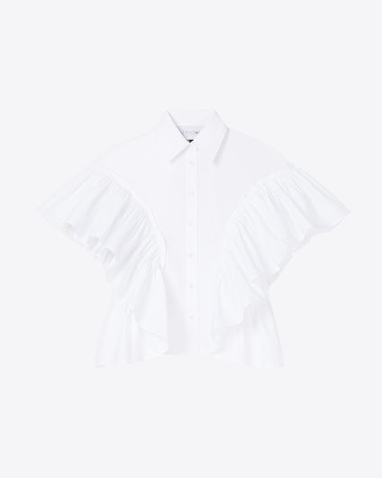 WATERFALL SHIRT - WHITE