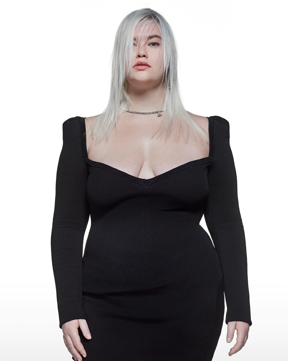 PUFF SHOULDER DRESS - BLACK - AZ Factory