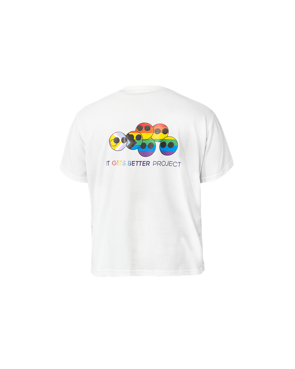 LOVE BRINGS LOVE PRIDE T-SHIRT - MULTICOLOR / WHITE - AZ Factory